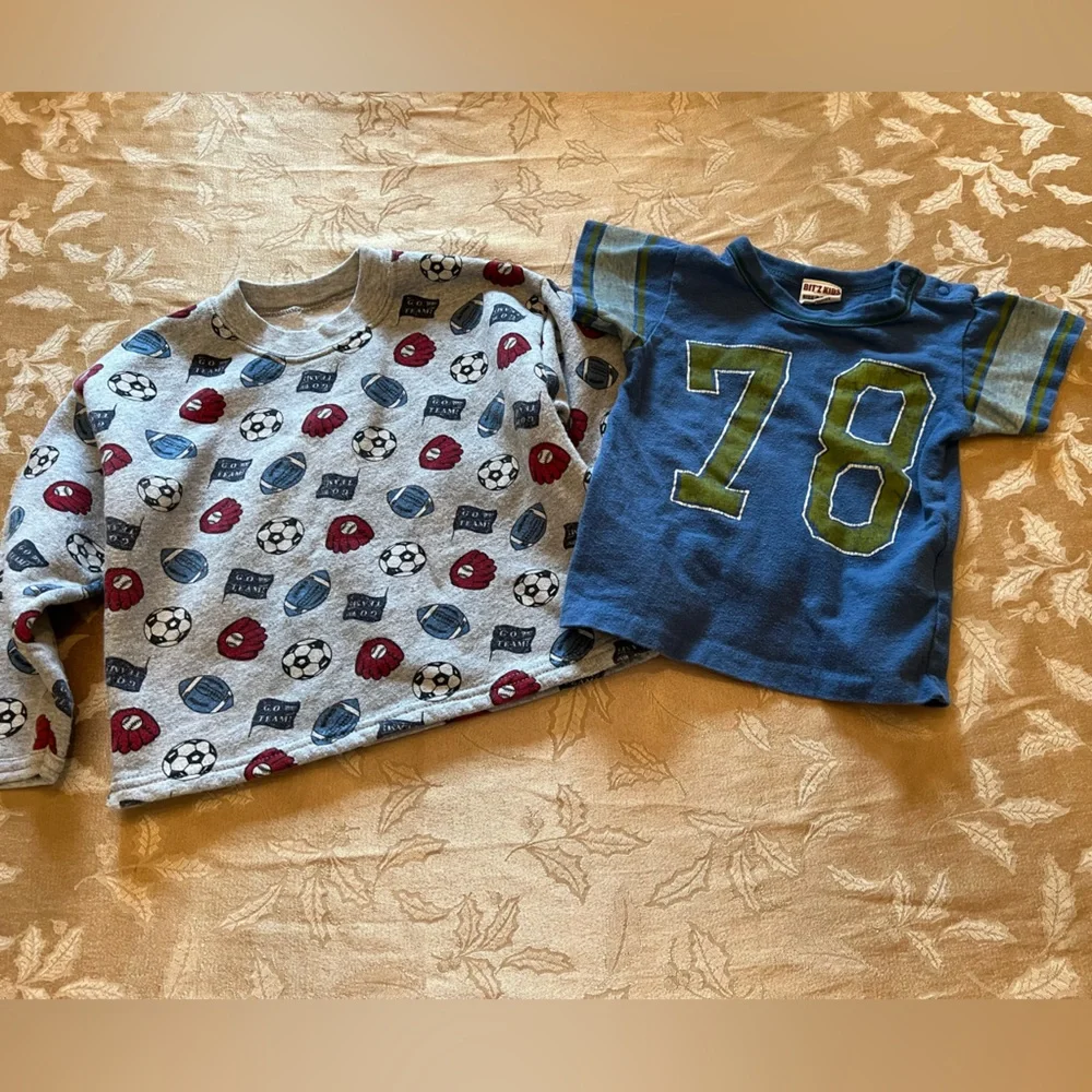 Appaman Cotton Baby Boy Jogger, Blitz Football tee and sports sweatshirt